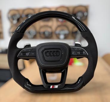 Carbon Lenkrad passend für Audi A6 S6 RS6 A7 S7 RS7 4K C8 und E-Tron GT, Design A637